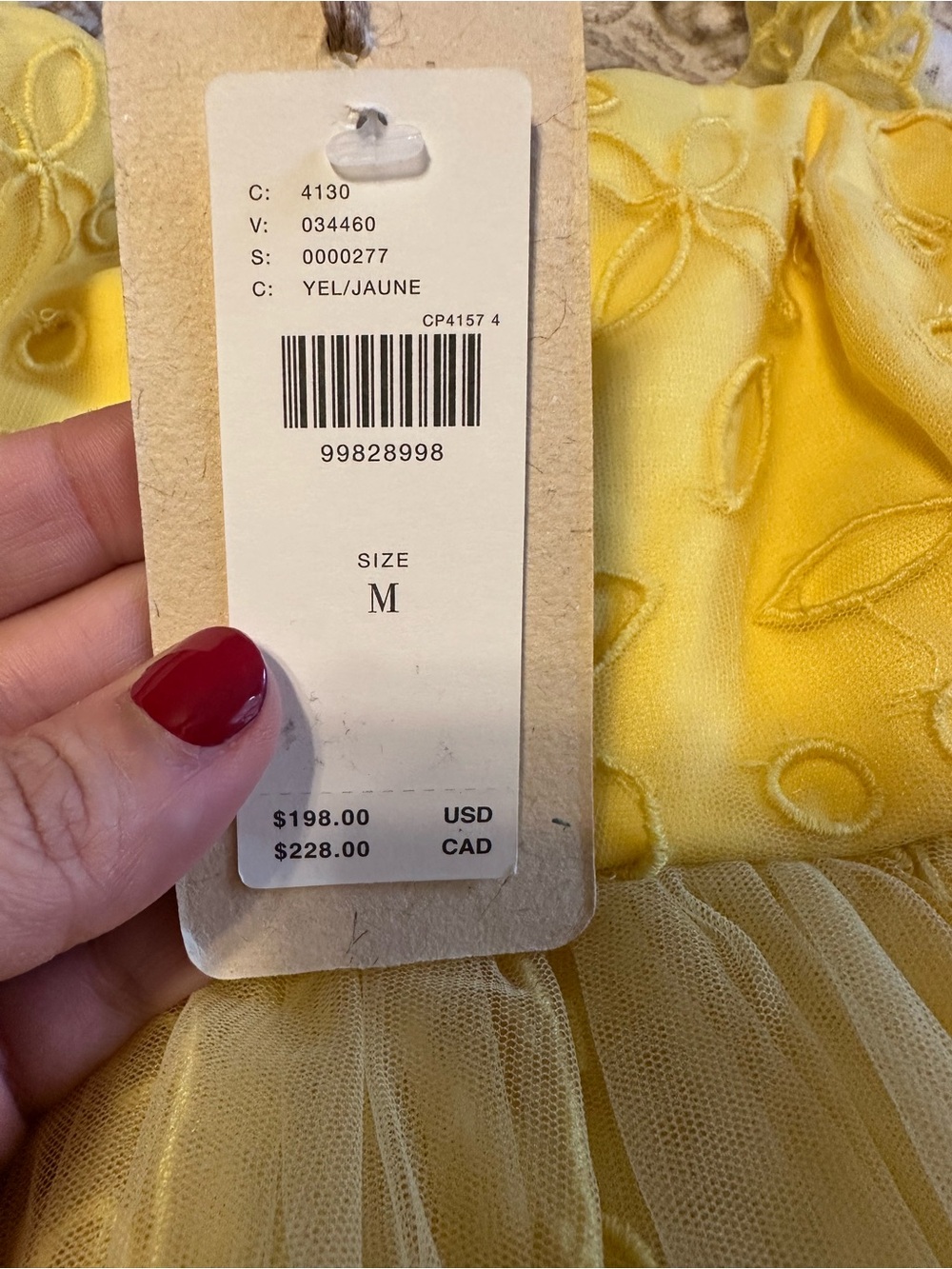 Anthropologie Letmebe yellow sundress - Picture 3 of 5